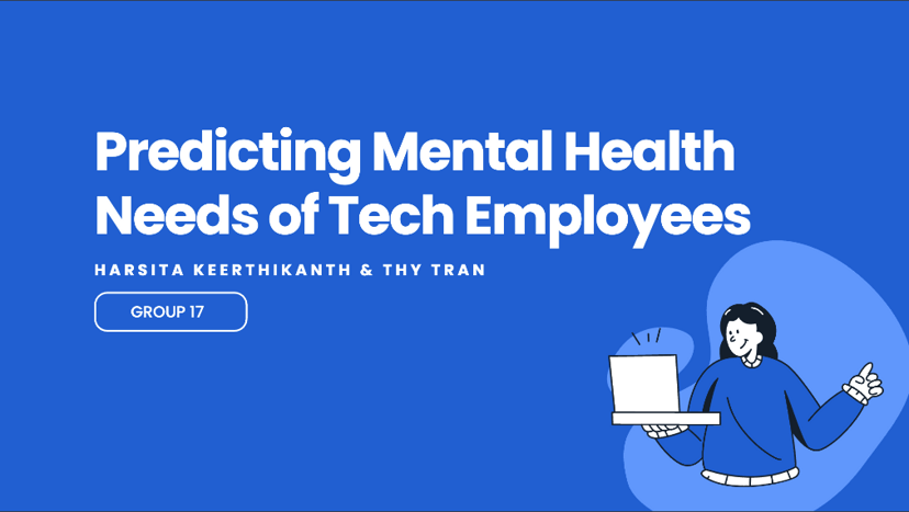 Predicting Mental Health Support Needs in Tech
